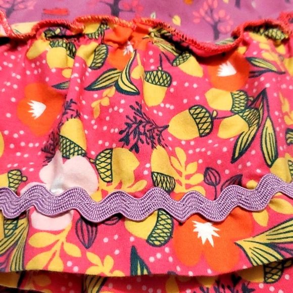 Matilda Jane Odette Flutter Pink & Yellow Multi Pattern Sleeveless Top - Picture 6 of 10